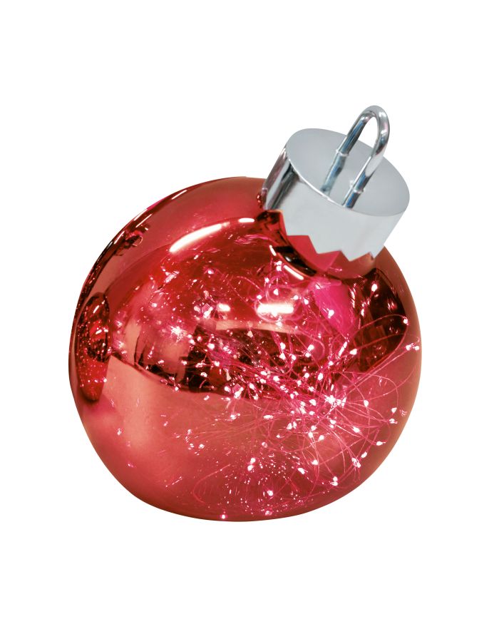 slogan compromis majoor ORNAMENT - XXL kerstbal met LED, rood - D: 30 cm - Sompex Onlineshop – Ihr  Partner für Leuchten und Uhren!