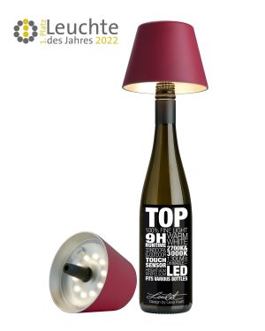 TOP - Battery Bottle Light, Bordeaux