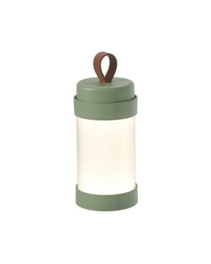 ALVA - Outdoor table lamp, olive green